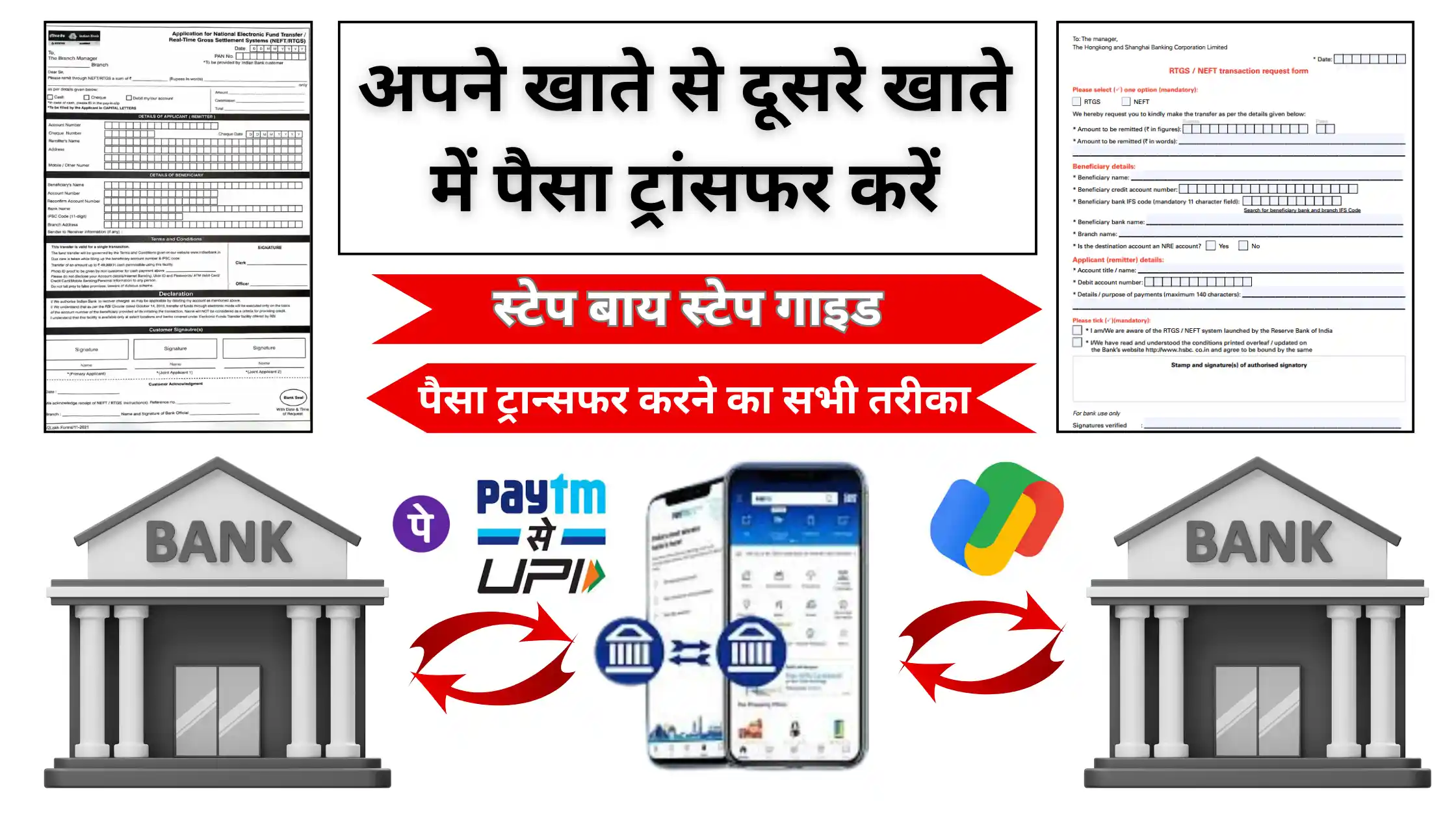 Apne Khate se Dusre Khate me Paisa Transfer kaise Kare